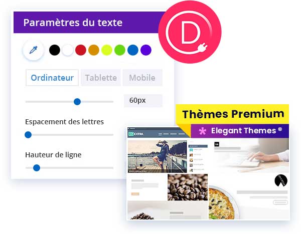 Themes et plugins premium Divi Builder WordPress