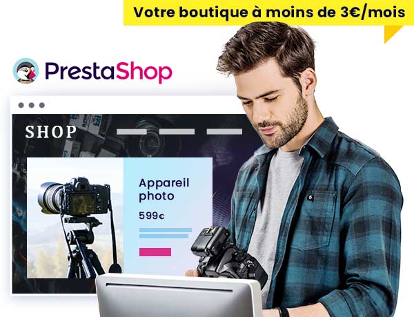 Hébergement PrestaShop pas cher tout inclus