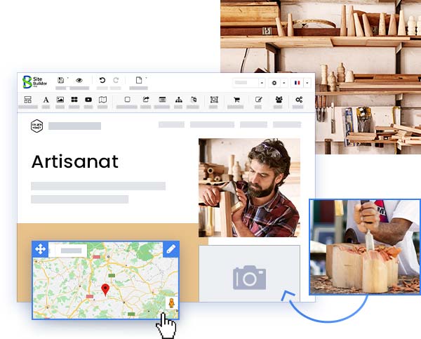 Réalisez un site internet pour un artisan