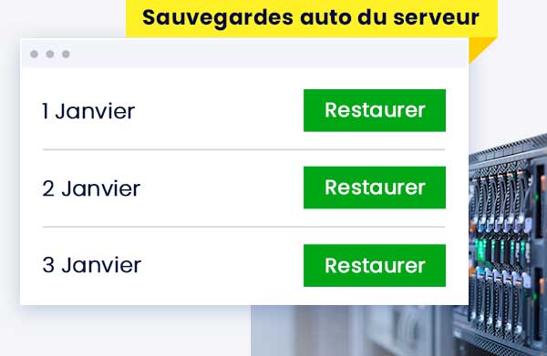 Sauvegardes sur serveur NAS