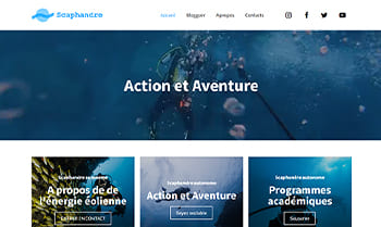 Template blog aventure