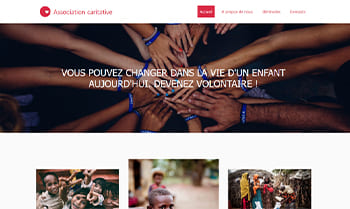 Template site association caritative