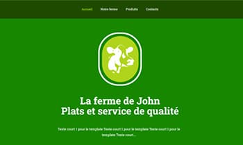 Template site ferme