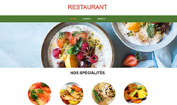 Template site restaurant