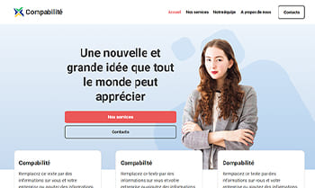 Template site entreprise personneller